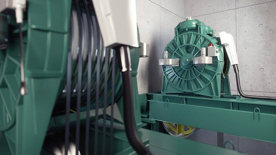 Les nouvelles technologies, comme le câble ultra-léger KONE UltraRope®, peuvent offrir une efficacité énergétique inégalée.
